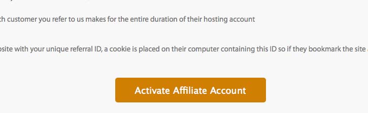 affiliate program activate